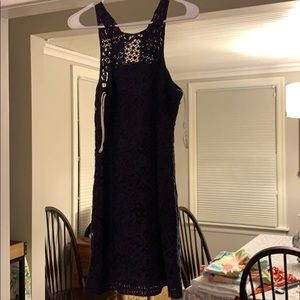 Crochet navy Lilly Pulitzer dress- only worn once